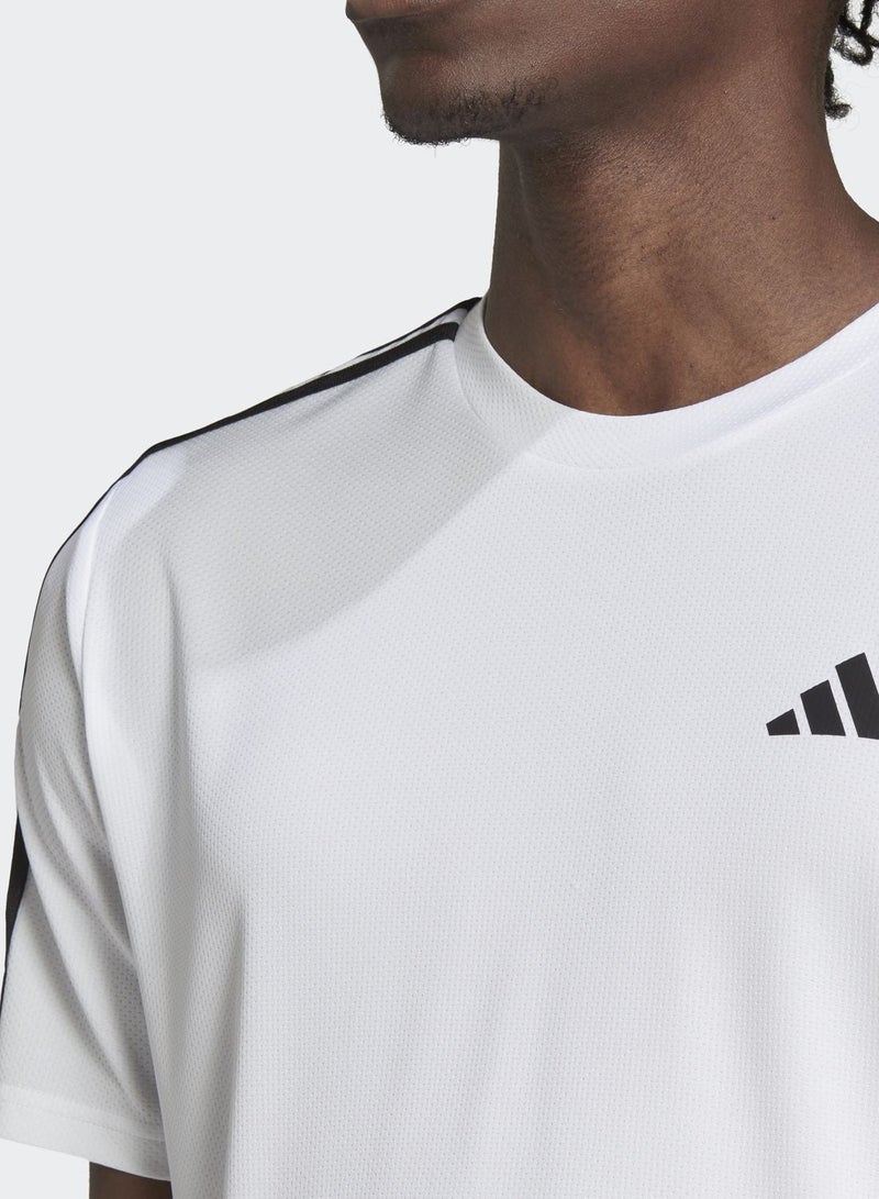 Adidas train essentials base 3-stripes training men t-shirt - Image 3