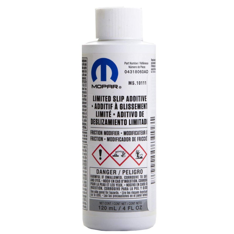 Chrysler Genuine Mopar Fluid 4318060AB Limited Slip Additive 4 oz Bottle