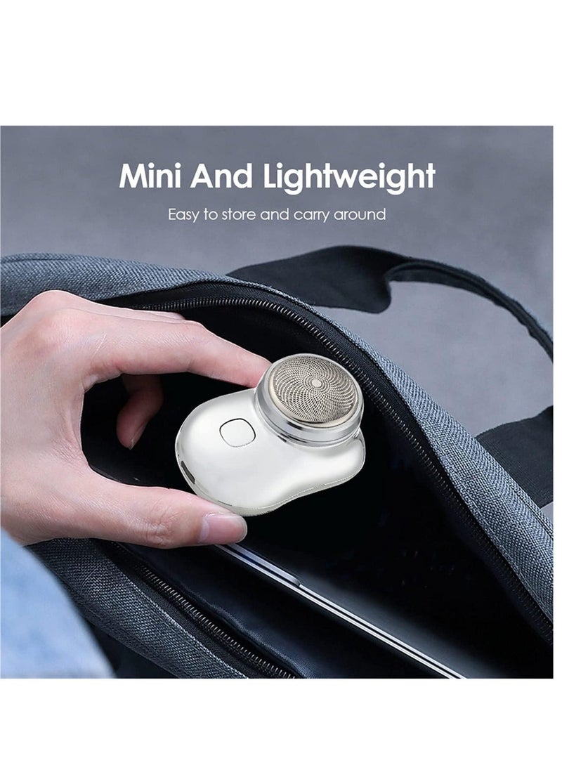 ELTRAZONE Mini&Portable Electric Shaver, New Pocket Portable Electric Shave, Magic USB Mini Shaver Electric Razor For Men, Rechargeable Travel Razors For Men Electric Shaver For Shaving Face(Green) - Image 5