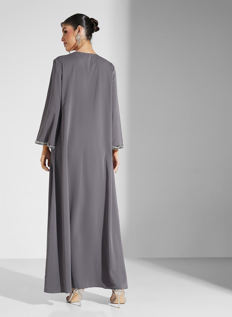 Khizana Emebllished Jalabiya - Image 2