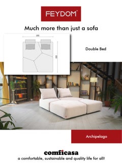COMFICASA FEYDOM Archipelago Modular Sofa - Antique Gold Velare Mix  - Image 4