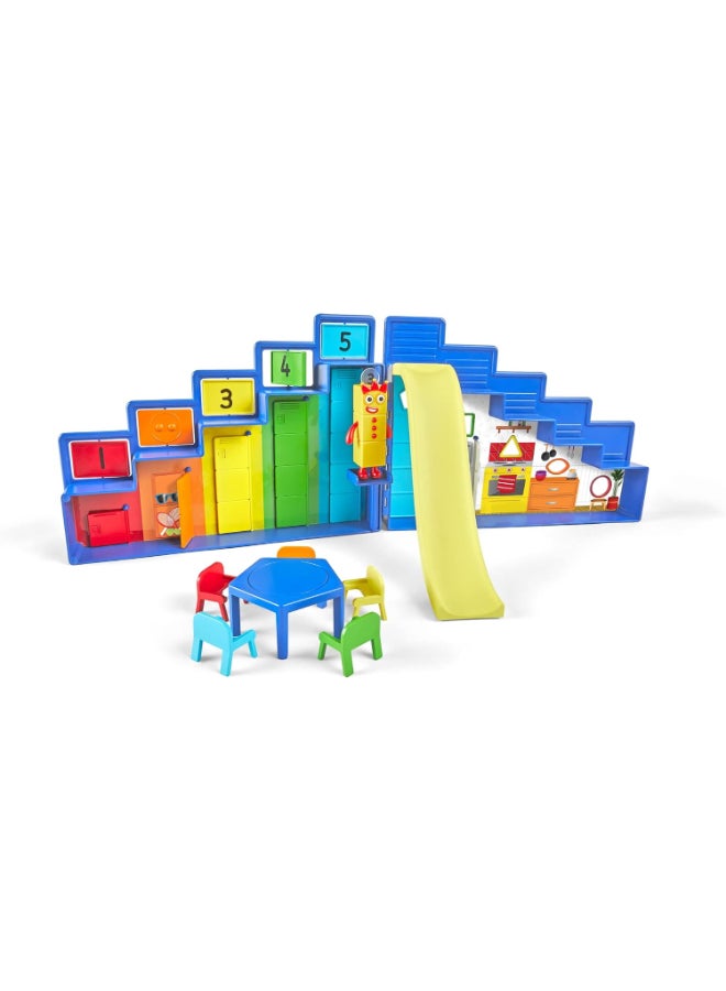 مقر مهمة فرقة NUMBERBLOCKS® | مجموعة ألعاب متعددة المستويات: تحتوي على غرف متنوعة و