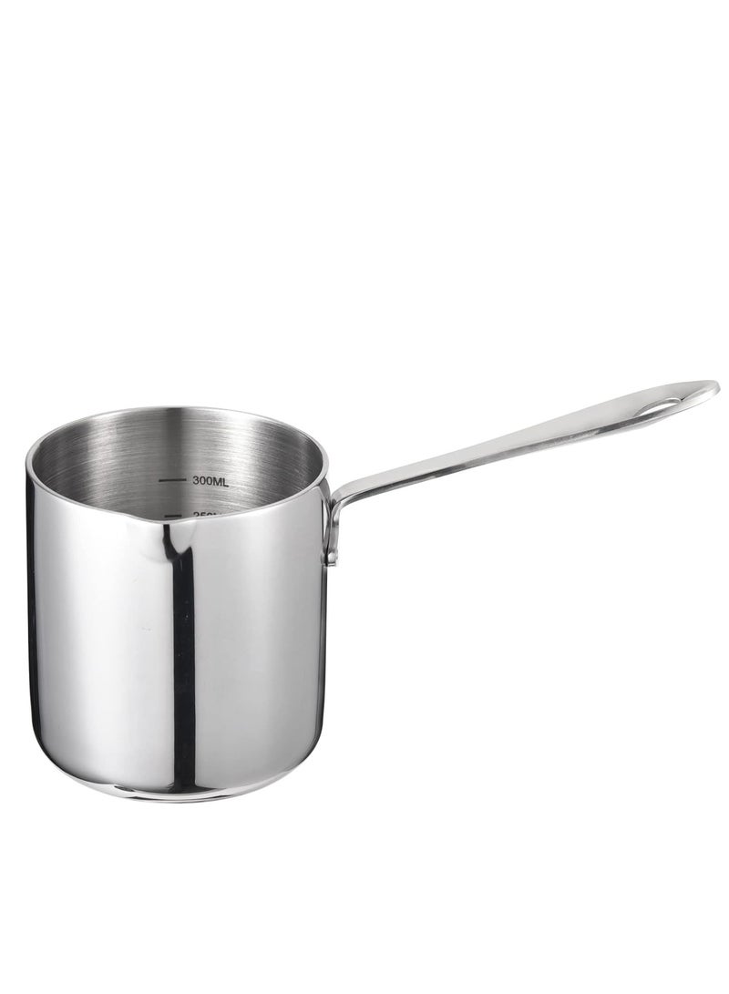 بن شيهون أبوعمر جزوة او ركوة وكنكة لصنع القهوة او لاذابة الزبدة استانلس استيل - Image 1