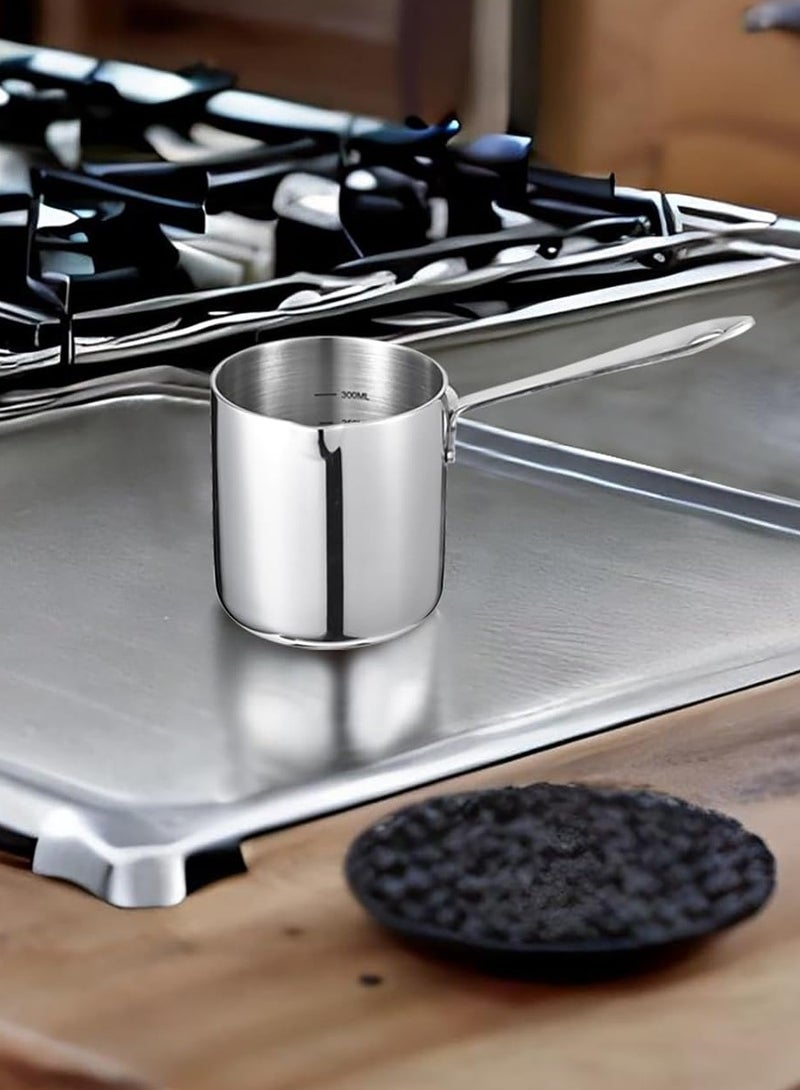 بن شيهون أبوعمر جزوة او ركوة وكنكة لصنع القهوة او لاذابة الزبدة استانلس استيل - Image 4