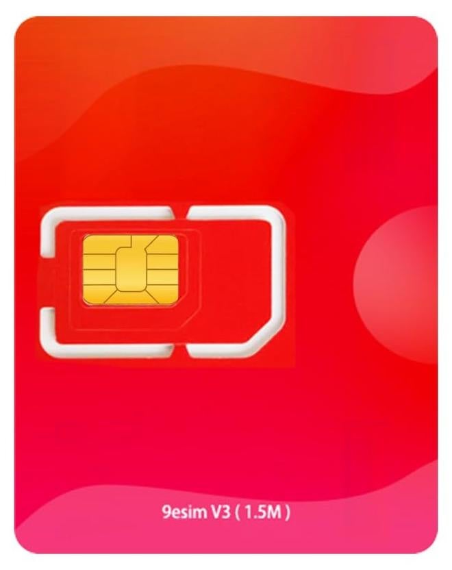 9 إيسيم 9إيسيم ڤي 3 محول eSIM بطاقة كتابة – محول eSIM فعلي إلى SIM، تنزيل غير محدود للملفات التعريفية، تبديل قائمة STK، إدارة الملفات التعريفية عبر تطبيق أندرويد، متوافق مع iOS وأندرويد وأجهزة الراوتر (بدون قارئ) - Image 1