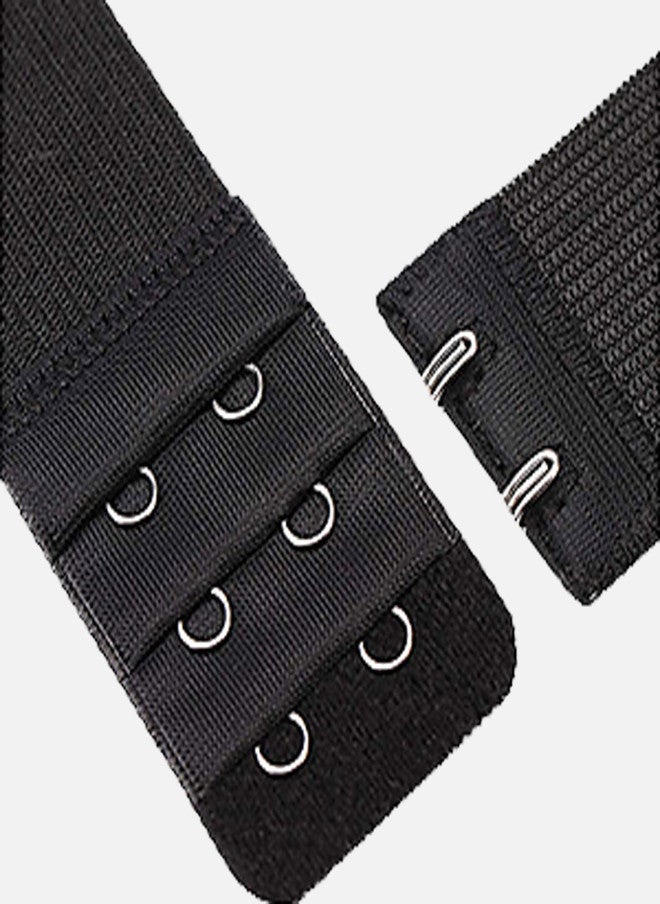 FIMS Women Pack of 2 Black Stretchable Bra Extenders - Image 4