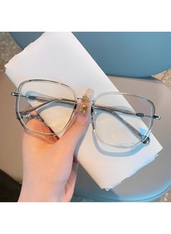 REOCLE Women's Anti-Blue Light Reading Glasses Portable Fashion Ultra Light Reader Large Frame Multifocal Glasses Computer Readers  - Image 1