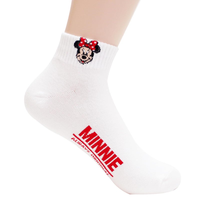 kikiya socks Socksense Cartoon Character Series Women's Original Crew Socks (US, Alpha, One Size, Regular, Regular, D Coin_5pairs) - Image 2