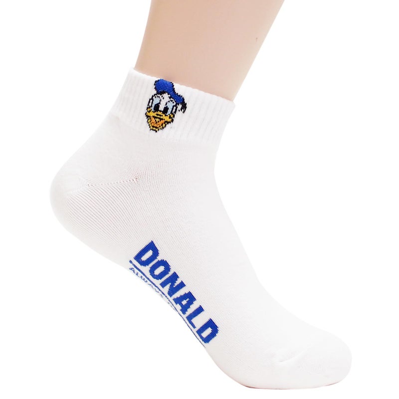 kikiya socks Socksense Cartoon Character Series Women's Original Crew Socks (US, Alpha, One Size, Regular, Regular, D Coin_5pairs) - Image 5