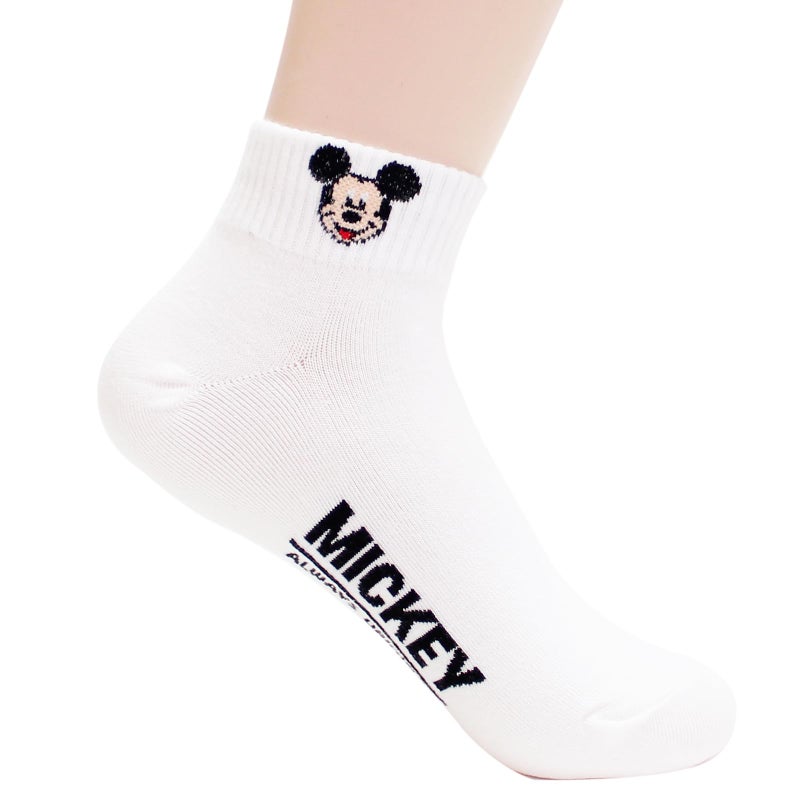 kikiya socks Socksense Cartoon Character Series Women's Original Crew Socks (US, Alpha, One Size, Regular, Regular, D Coin_5pairs) - Image 4