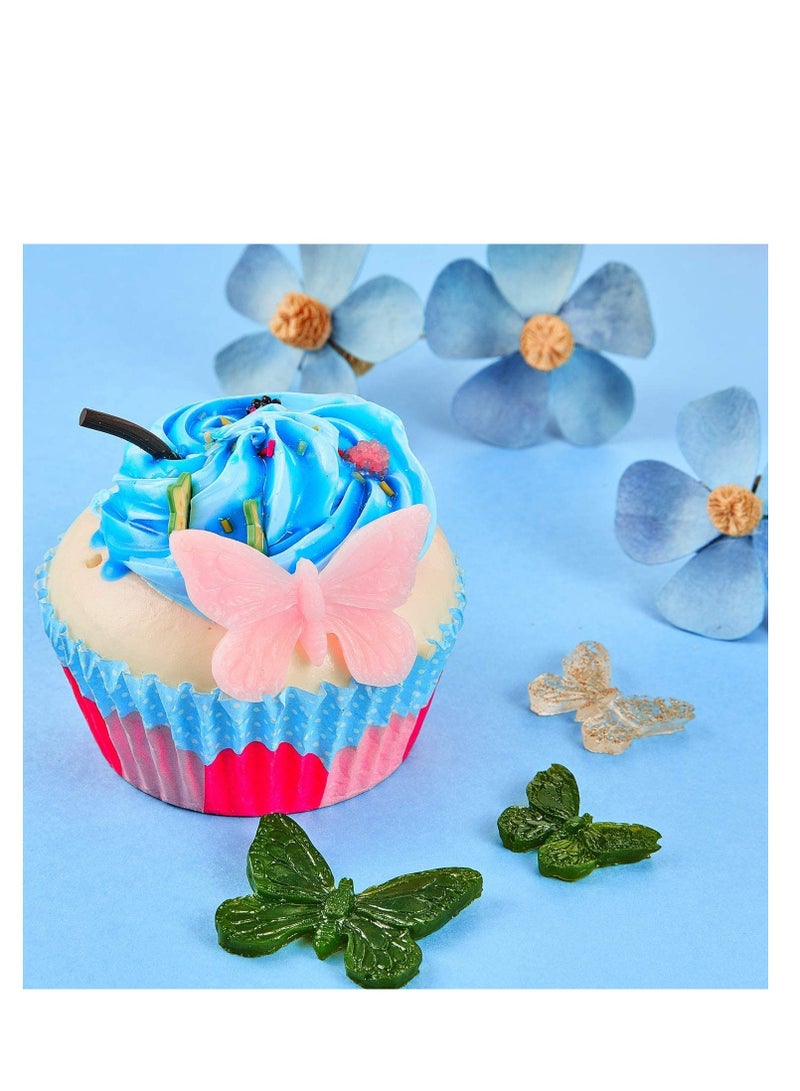 Flower Candy Mould, Chocolate Mould Polymer Clay DIY Crafting Projects and Cake Decoration Silicone Fondant Baking Kitchen Tool For Wedding Birthday, 4 Pcs - Image 5