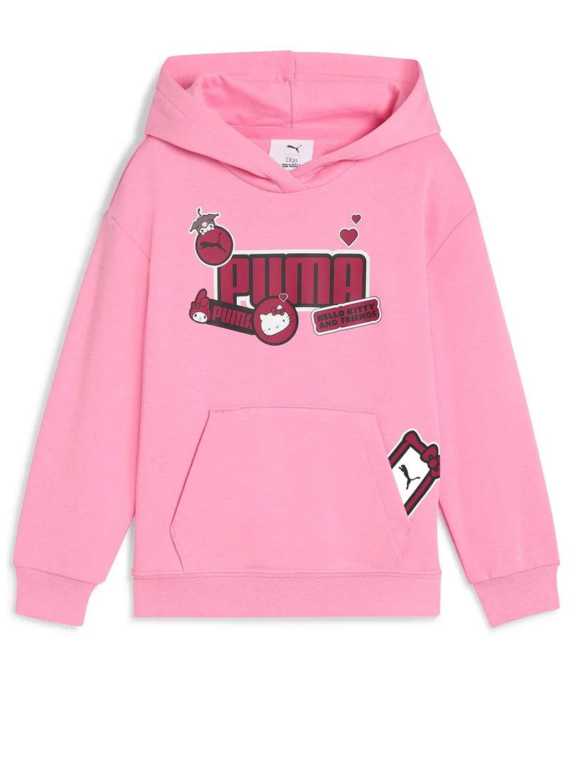 بوما هودي مريح برسومات هالو كيتي وأصدقائها