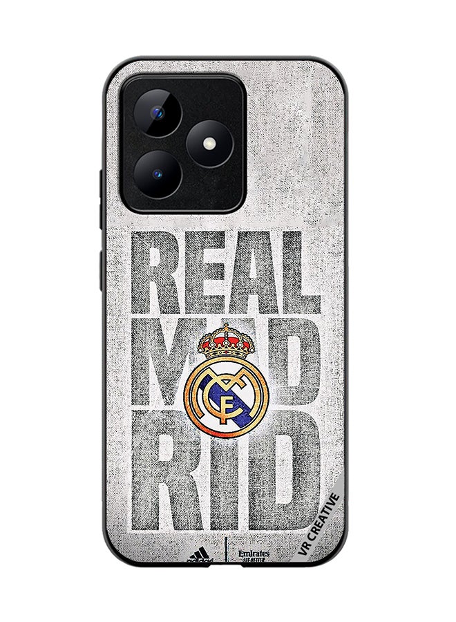 VR CREATIVE Protective Case Cover For Realme C53 Real Madrid Logo Design Multicolour - Image 1