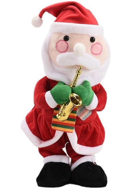 Brain Giggles Dancing and Singing Saxophone Santa Musical Toy for Kids