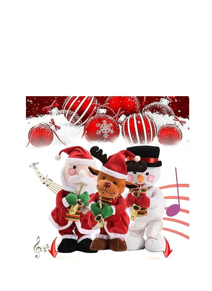 Brain Giggles Dancing and Singing Saxophone Santa Musical Toy for Kids