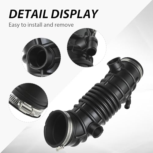 EATAKWARD 28138-4D250 Air Intake Hose Cleaner Tube with Clamps, Replacement for Kia Sedona 2006-2014 Replacement for Hyundai Entourage 2006-2008, Replaces 28130-4D200 - Image 3