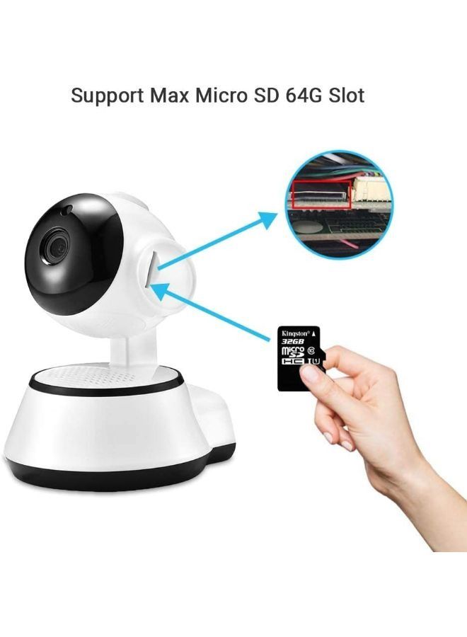 Wireless Network IP Camera 720P Video Recording Motion Detect with Two-Way Audio and Night Vision