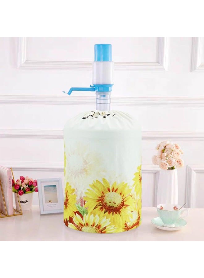 ZUYYON 5 Gallon Water Dispenser Barrel Dust Cover Water Cooler Dust Proof Cover for Decoration, Reusable Bottle Bucket Protector(Sunflower) - Image 3