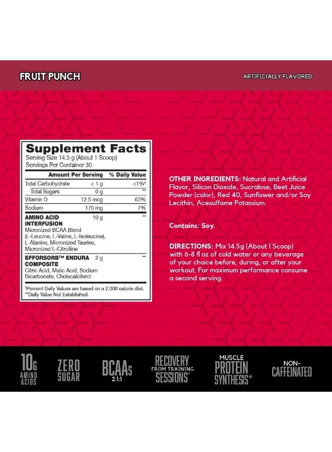 BSN AMINO X 30SERV FRUIT PUNCH (6/CASE) - Image 3