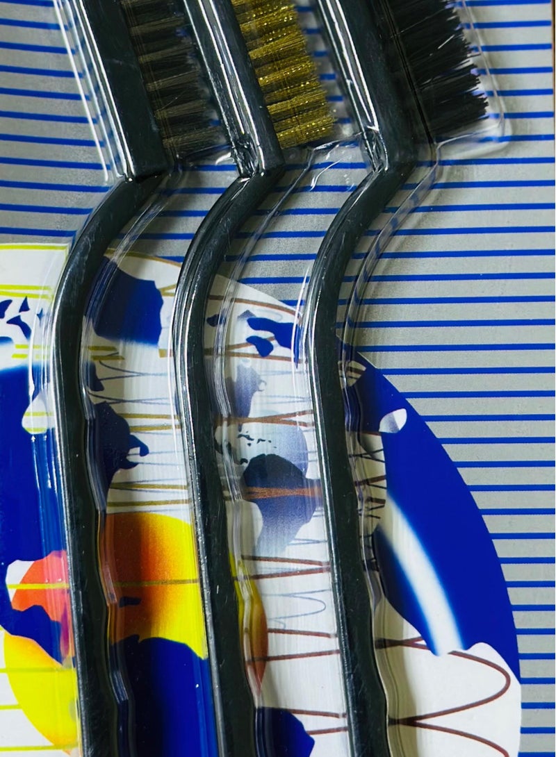 Smart Group Engine Cleaning Brush Set – 3 Pieces – Stainless Steel, Copper & Nylon  - Image 1