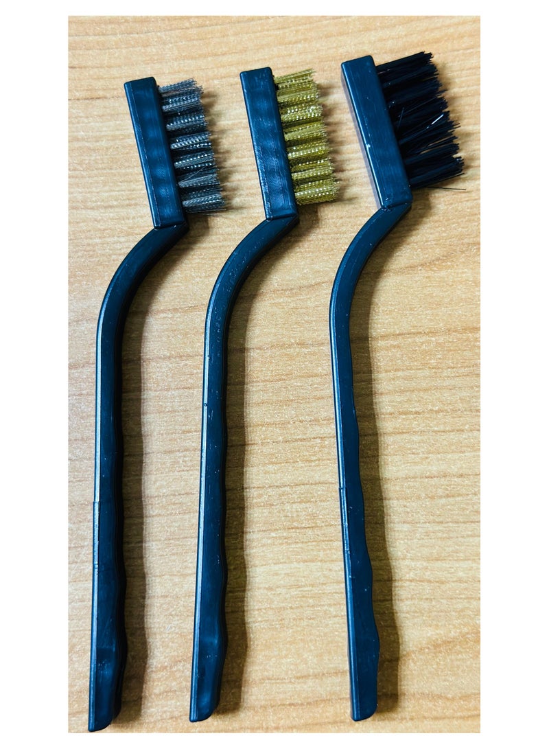 Smart Group Engine Cleaning Brush Set – 3 Pieces – Stainless Steel, Copper & Nylon  - Image 2