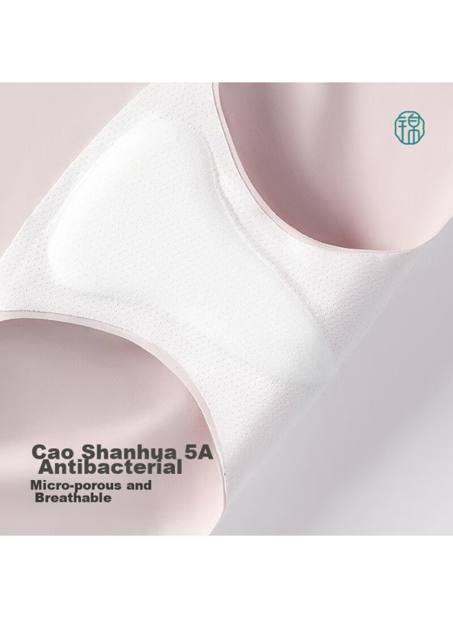 Jindu Triangle Area Anti-embarrassment Yoga Underwear For Women, Fitness Sports Ice Silk Seamless Non-wedgie Thin Summer Style - Image 5