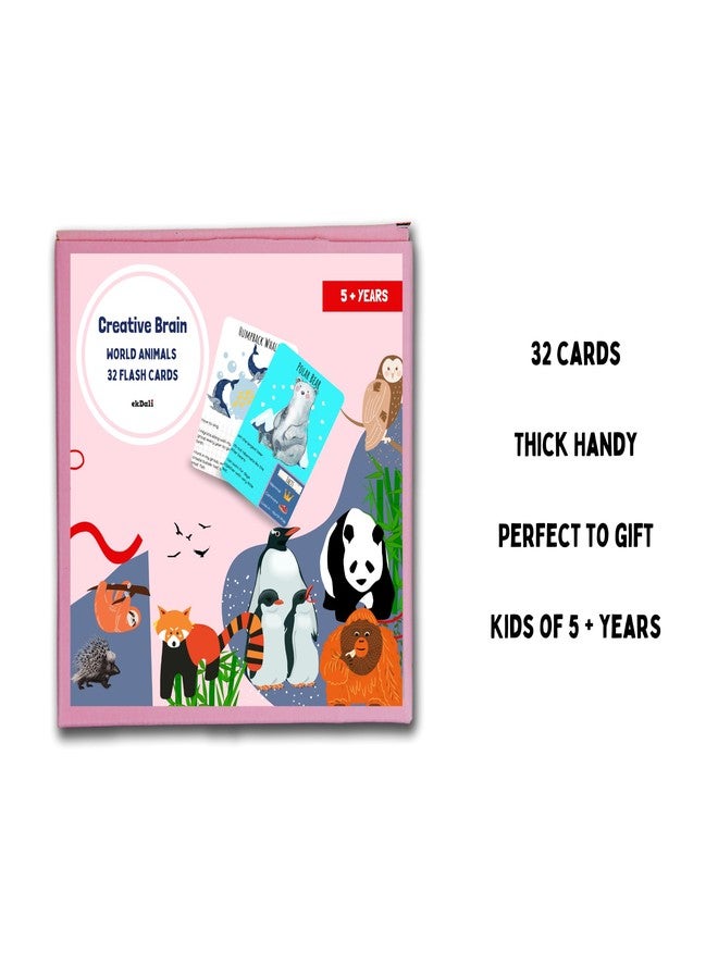 EKDALI Creative Brain Flash Card: Learn in 4 Minutes| Animals of The World| Gift for Ages 5 and up | Super Fun for Starting Conversations in Family. - Image 5