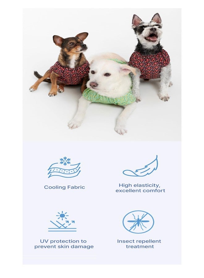 BYC Cooling Body Dry Retro Style Dog Pajamas - Lightweight Breathable Summer Pet Sleepwear, Quick-Dry Moisture-Wicking Fabric, Comfortable Fit, Korean Vintage Design (RED, Medium) - Image 5