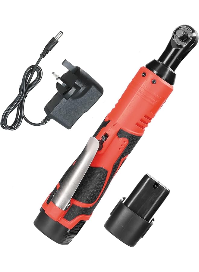 erorex Ratchet Wrench Multifunctional 16.8V Impact Wrench Cordless Electric Wrench 3 8 Inch 90° Right Angle Ratchet Wrenches Impact Driver Power Tool - Image 1