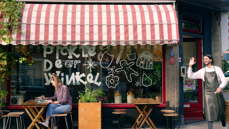 edding 4090 Set-2 White, 3 neon Colours Chisel Nib 4-15 mm-Wet Wipe chalkboards, Windows, Glass, Mirrors-Liquid Chalk Marker pens for Opaque Coverage, 5 Colors, 13: Set of 5-Multicoloured - Image 5