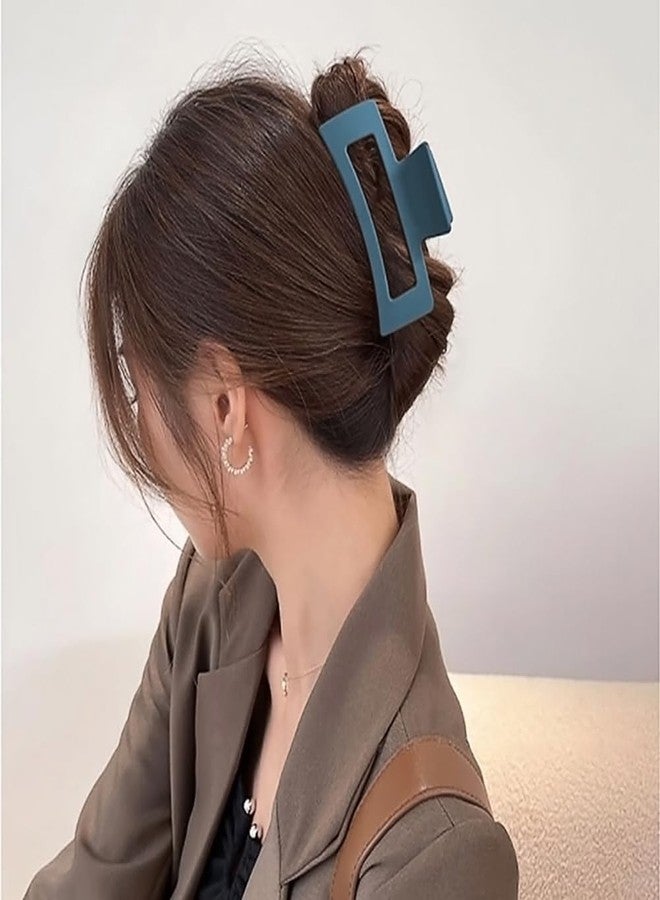 doville Flexible Claw Hair Clip | Unbreakable Soft Silicone | Rapid Anticollision Hair Claw Clips For Woman | Clip For Thin Thick Hair | Big Matte Banana Clips | Durable Silicon Claw Clip | Flexible Hair Claw Clips | Soft Bendable Claw Clip (Multicolor) - Image 2