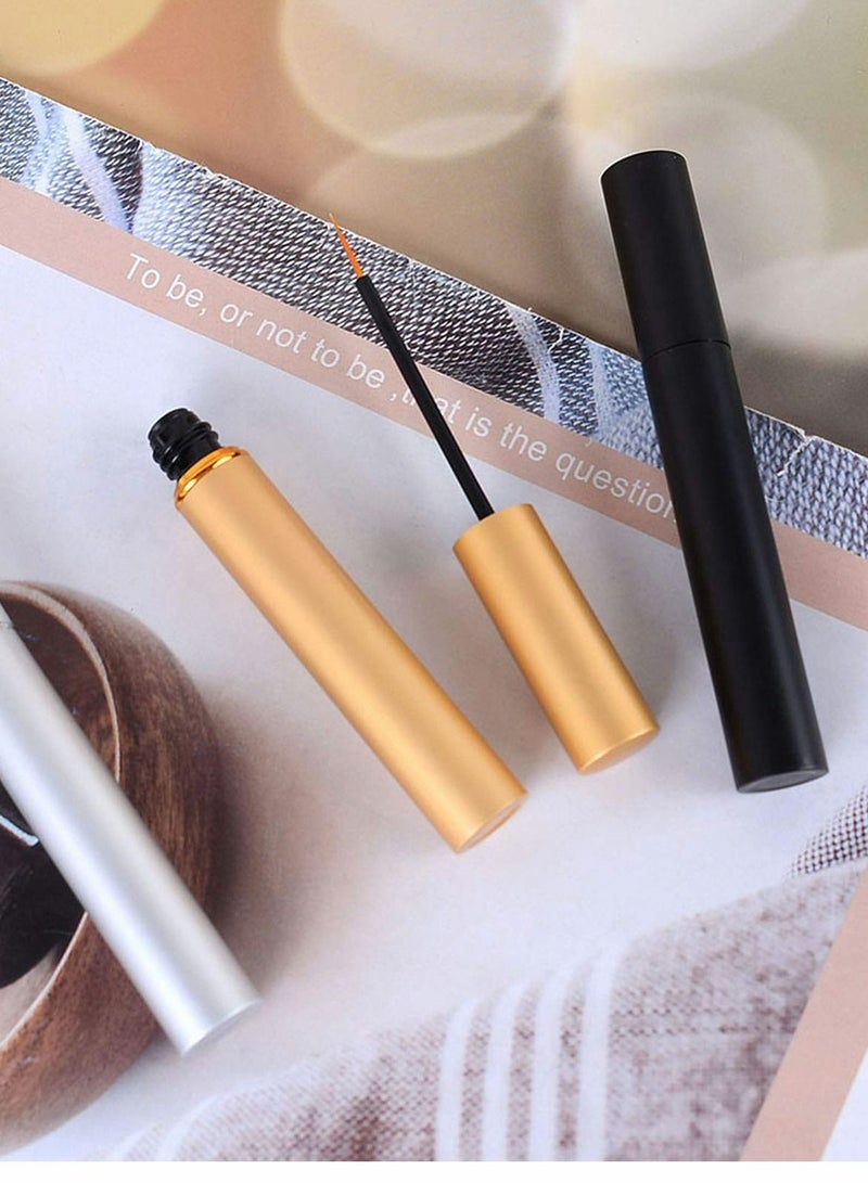 كاست ويف 9 قطع 5 مل أنابيب كحل فارغة مع عصا ، زجاجة سائلة من الألومنيوم لنمو الرموش ، حاوية ماسكارا قابلة لإعادة الملء ، قوارير شفاه محمولة لأداة عينة مستحضرات التجميل التجميلية DIY ، 3 ألوان - Image 5