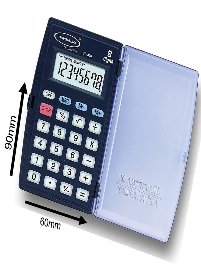 Bambalio 8 Digits BL-300 with 3 Years Warranty Portable Pocket Calculator (Black) - Image 2