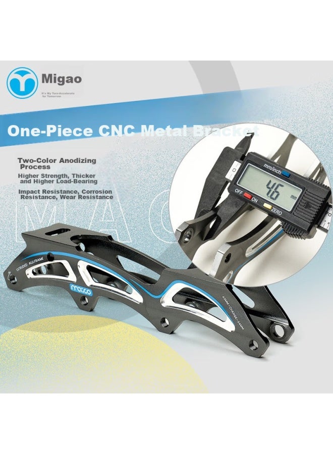 Meter high Migao Roller Skates For Children, Inline Skates For Boys And Girls, Flat Skate Shoes, Complete Set, Adjustable Straight Wheels, S7 Pink Set, Size L - Image 3