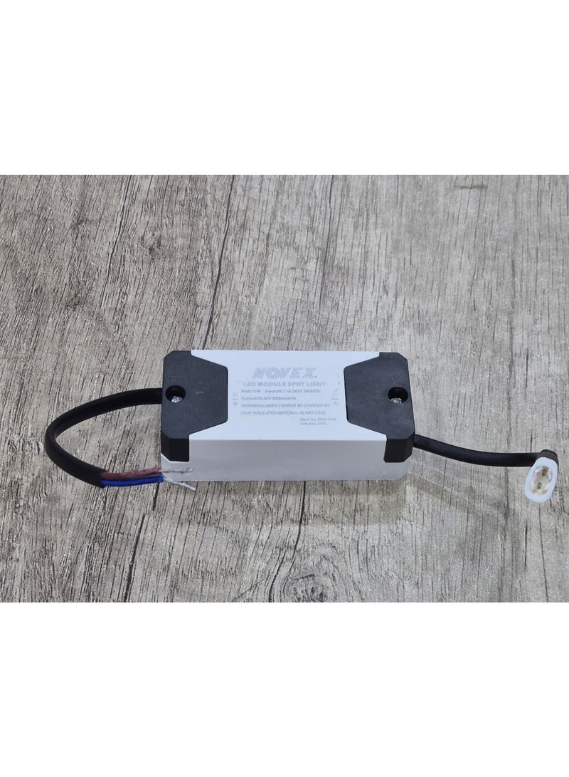 نوفيكس كشاف NOVEX بقوة 15 واط COB LED بدرجة 4000K – سبوت لايت عالي السطوع راكب بالسقف | إطار مضاد للوهج | هيكل متين من الألمنيوم | موديل NCOB-SL-15-4K - Image 3