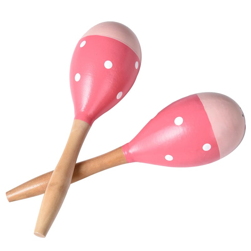 TDOCK Maracas for Adults Kids Babies, Wooden Maracas Shaker Musical Instrument - Image 1