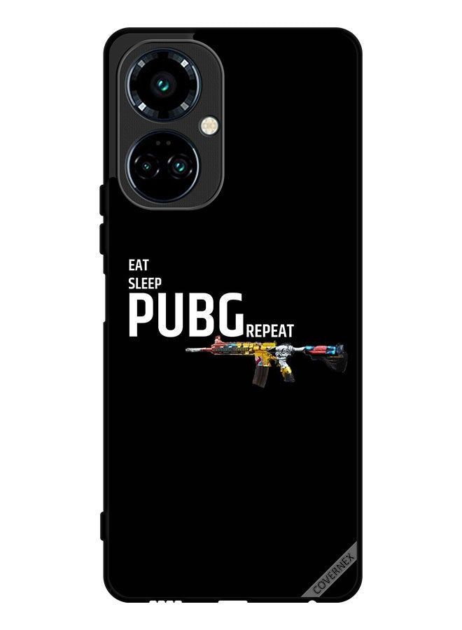 Covernex Protective Case Cover For Tecno Camon 19 Eat Sleep Pubg Repeat - Image 1