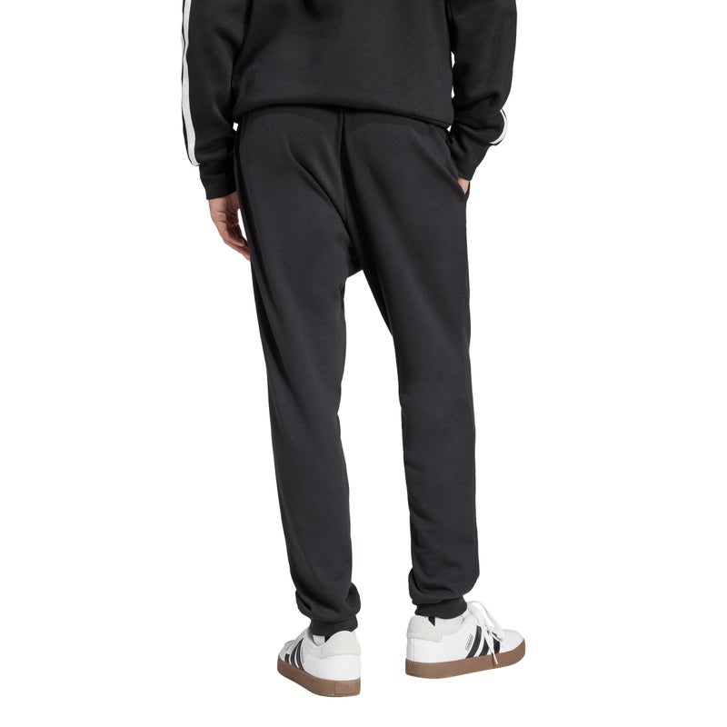 Adidas أديداس إيسينشالز فيل كوزي فرينش تيري جوجرز - أسود-أبيض - Image 4