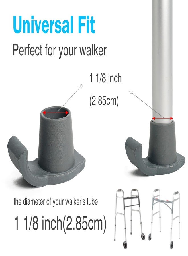 LandTale Walker Skis Glides 4 Pack for Folding Walkers, Walker Glides for Seniors, Essentials Walker Accessories Mobility Aid Accessory for Seniors - Image 3