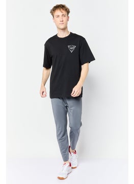 Reebok Men Sportswear Fit Short Sleeves Outdoor T-Shirt, Black  - Image 2
