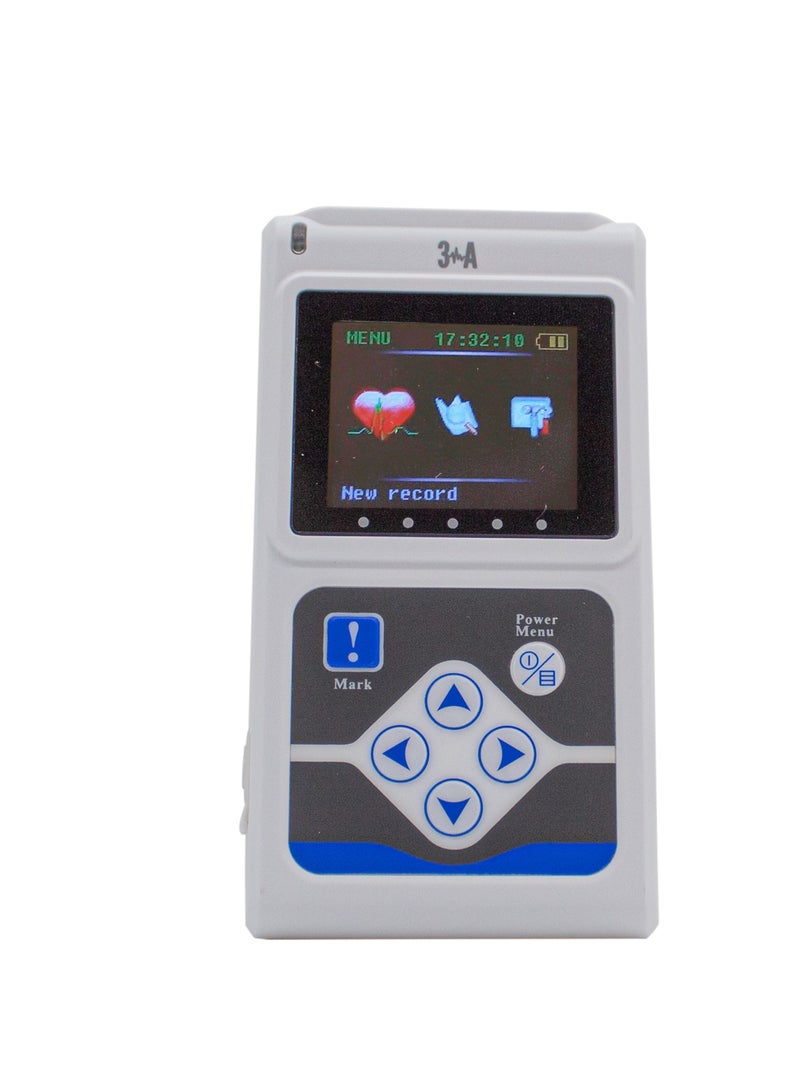 ABRONN HLT07 Dynamic ECG System Machine – 12-Lead Continuous ECG Monitoring for 24-Hours, Advanced Arrhythmia Detection, Pacemaker Analysis, Heart Rate Variability, ST Segment & Sleep Breath Pause Analysis - Image 1