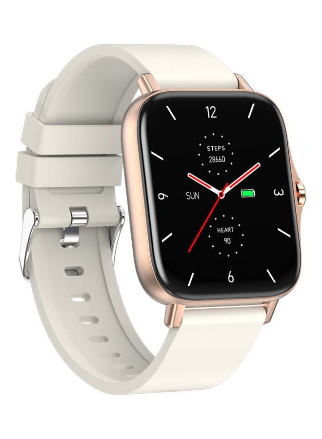 NIBEMINENT Intelligent Waterproof Multifunctional Bluetooth Sport Watch Beige  - Image 1