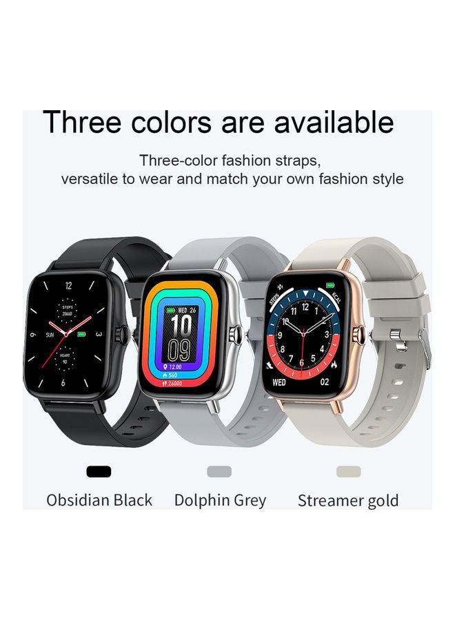 NIBEMINENT Intelligent Waterproof Multifunctional Bluetooth Sport Watch Beige  - Image 4