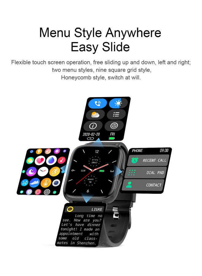 NIBEMINENT Intelligent Waterproof Multifunctional Bluetooth Sport Watch Beige  - Image 2