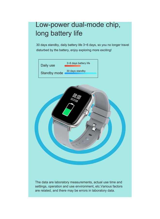 NIBEMINENT Intelligent Waterproof Multifunctional Bluetooth Sport Watch Beige  - Image 3