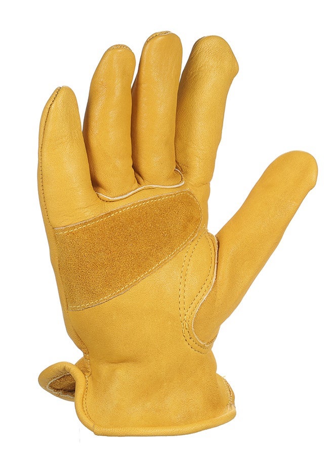 NIBEMINENT Non Slip Safety Worker Gardening Gloves Yellow  - Image 2