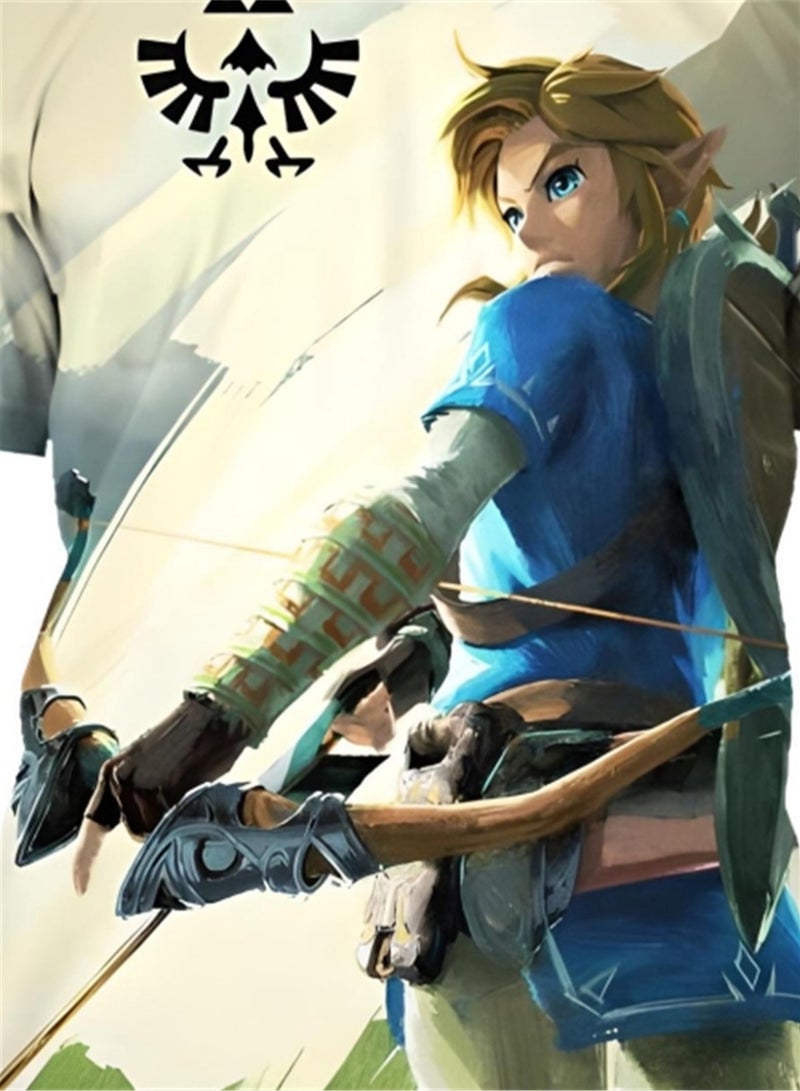 Game Zelda Breath of the Wild 3D digital printing personalized breathable children's T-shirt  - Image 2
