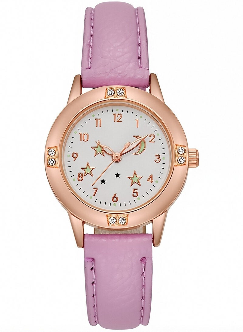 ساعة إلكترونية دائرية متعددة الوظائف للأطفال