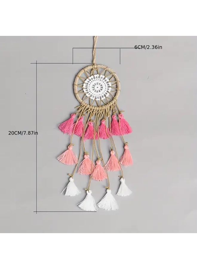 Art Deco Tassel Wall Hanging Decor Set Of 2 Bohemian Handmade Woven Charm For Home Bedroom Living Room Wedding Holiday Anniversary Gift - Image 3