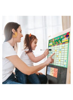 Generic 158 Pcs Chore Chart Behavior Chart, Responsibility Chart, Magnetic Reward Chart, Star Dry Erase Reward Chart -Toddler Chores Chart - Daily Responsibility Board Chore Chart  - Image 5